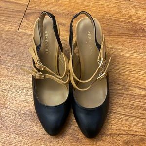 Very lightly worn, no flaws except bottom of shoe from wearing, picture included